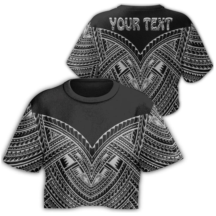 Maori Pattern Croptop T-shirt A95 | 1sttheworld