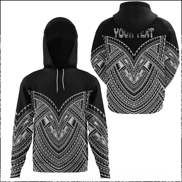 Maori Pattern Hoodie Gaiter A95 | 1sttheworld