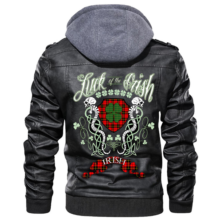 1sttheworld Clothing - Wallace Hunting   Red Tartan Luck of the Irish A35