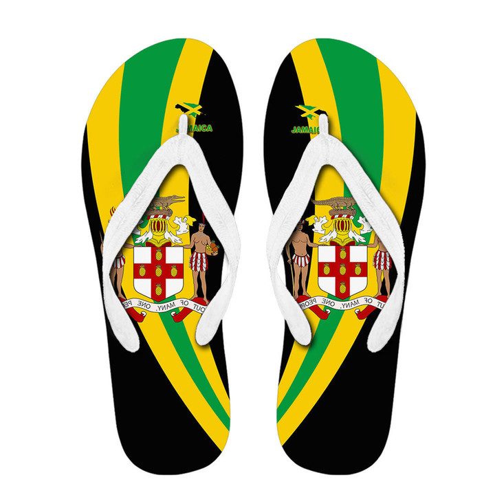 1sttheworld Flip Flop - Jamaica Special Flag Flip Flop A35