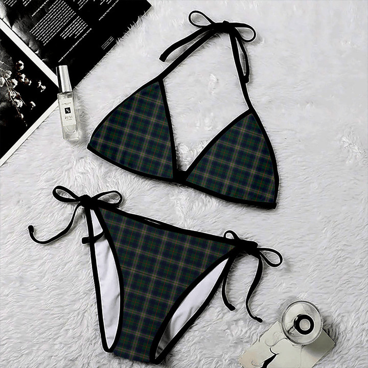 1sttheworld Clothing - Kennedy Modern Tartan 2 Piece Bikini A35