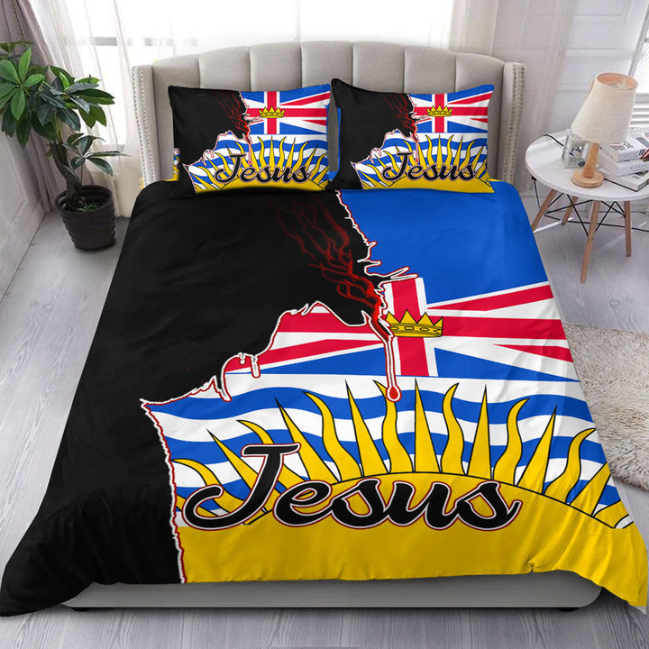 1sttheworld Bedding Set - Canada Of British Columbia Jesus Bedding Set A7 | 1sttheworld