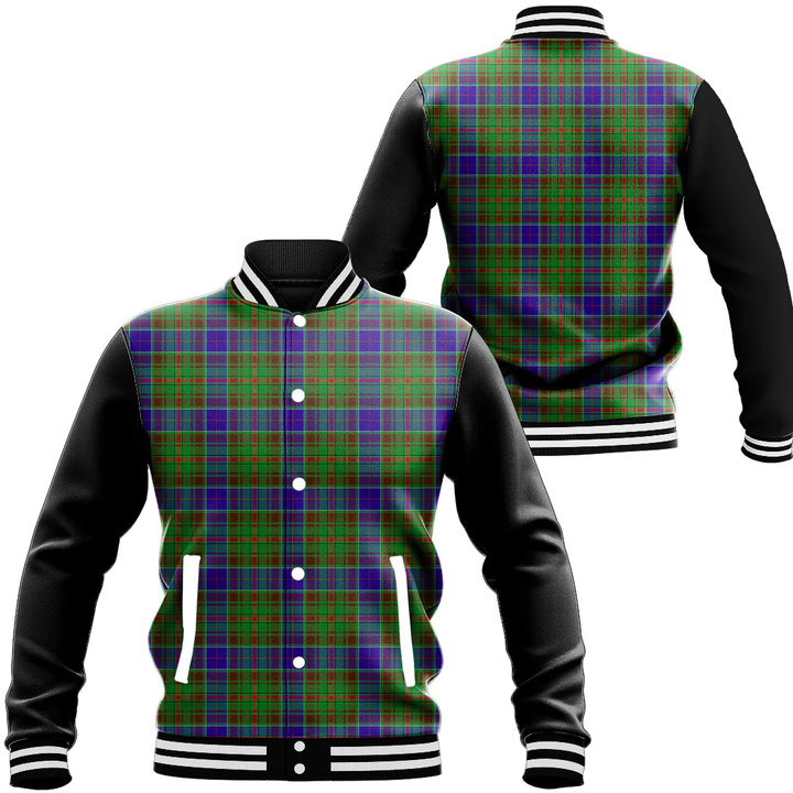1sttheworld Clothing - Adam Tartan Baseball Jacket - Black Sleeves A7 | 1sttheworld