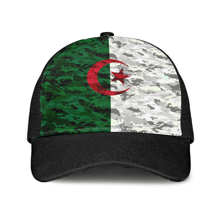 1sttheworld Cap - Algeria Mesh Back Cap - Camo Style A7 | 1sttheworld