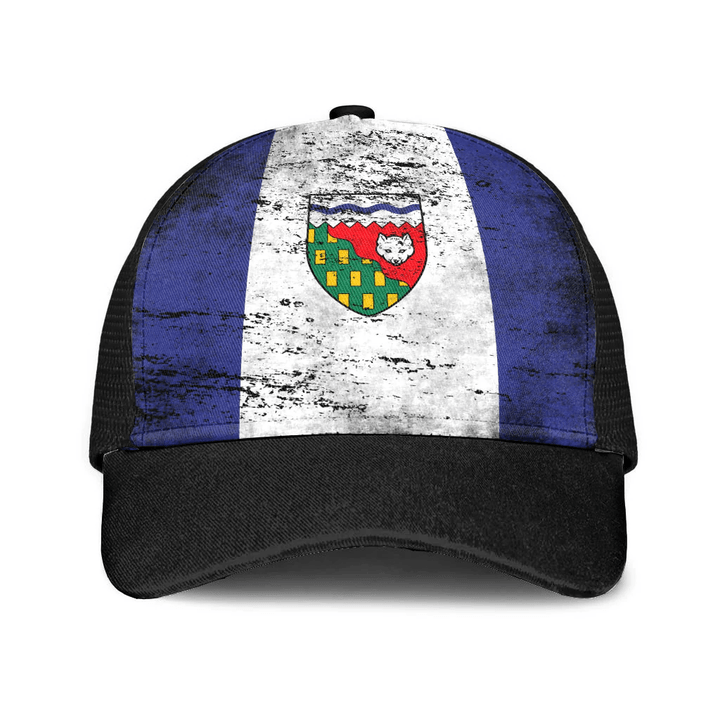 1sttheworld Cap - Canada Of The Northwest Territories Mesh Back Cap - Special Grunge Style A7 | 1sttheworld