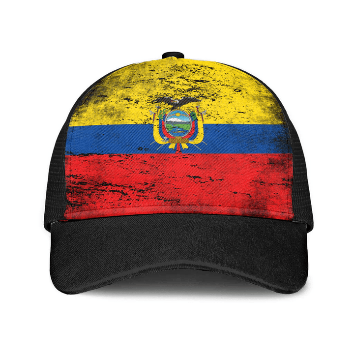 1sttheworld Cap - Ecuador Mesh Back Cap - Special Grunge Style A7 | 1sttheworld