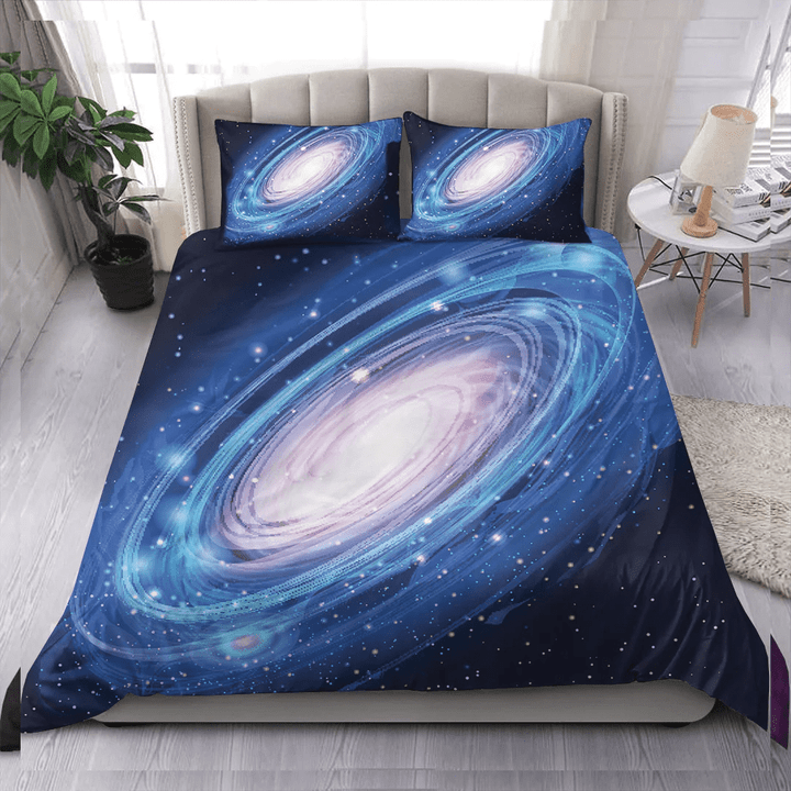 1sttheworld Bedding Set - Beautiful Glowing Vector Andromeda Bedding Set Galaxy A35