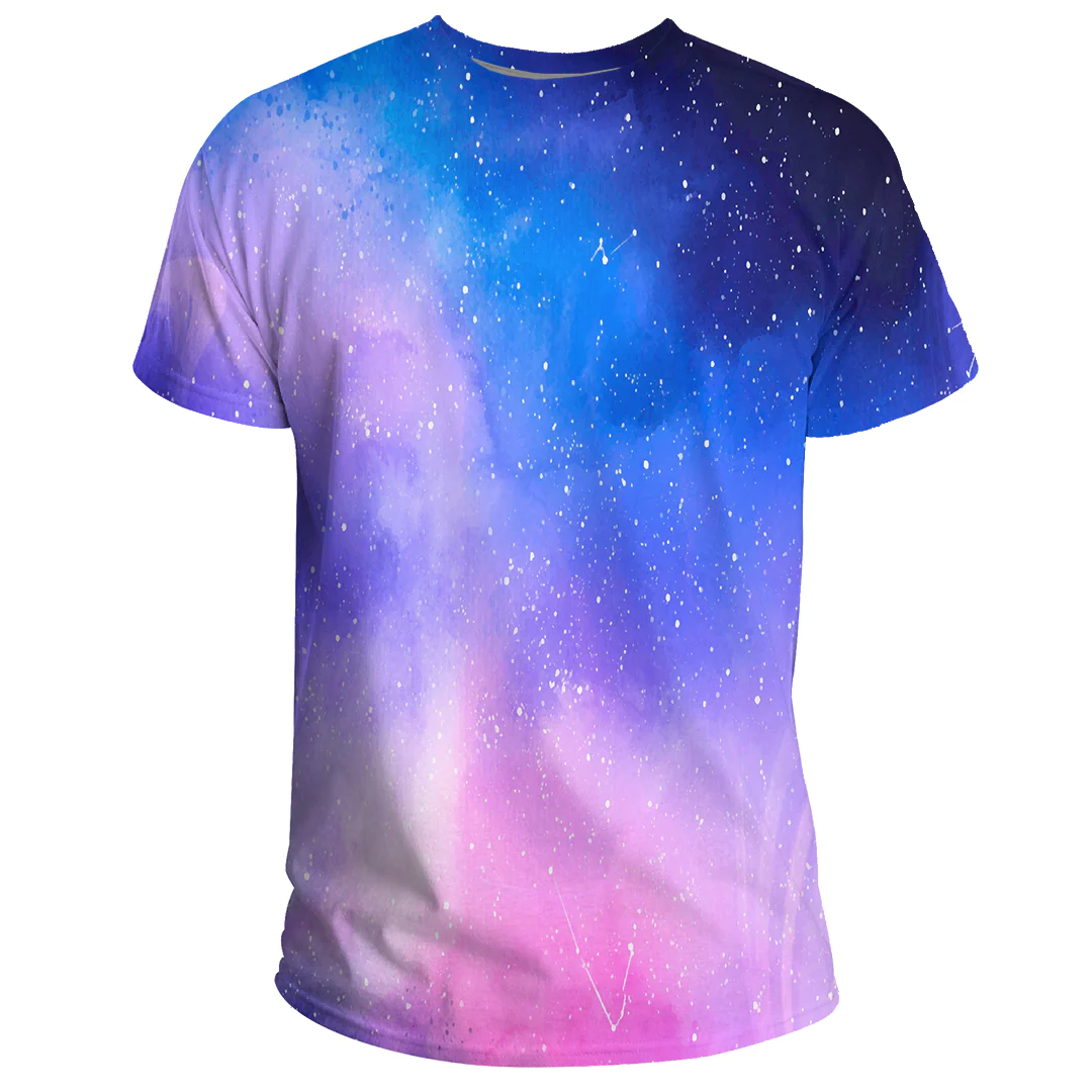 1sttheworld Clothing - Creative Watercolor Galaxy Background T-shirt Galaxy A35