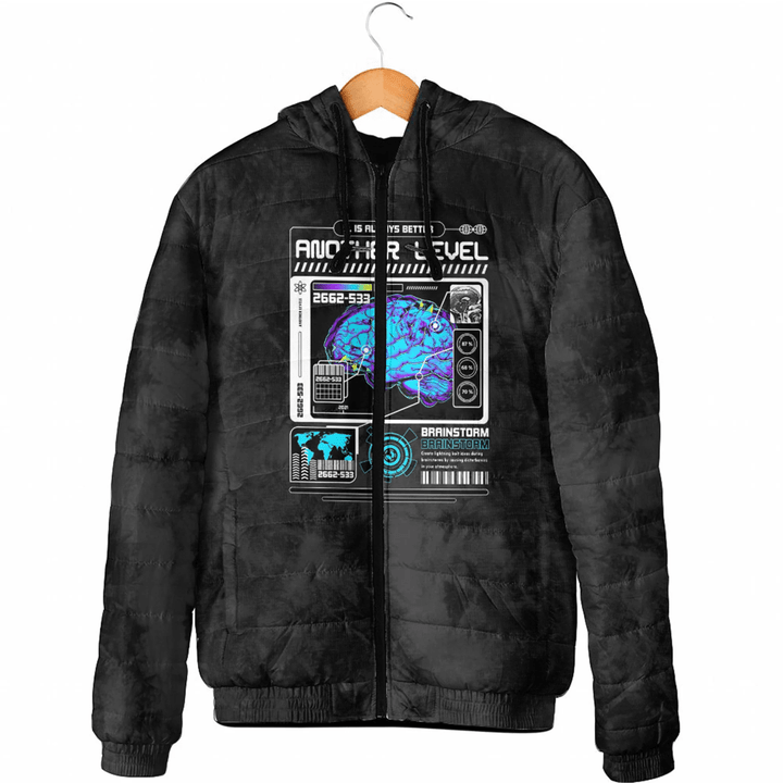 1sttheworld Clothing - Another Level - Hooded Padded Jacket A7 | 1sttheworld