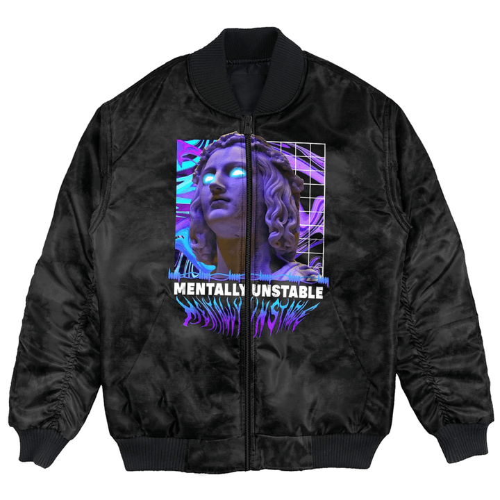 1sttheworld Clothing - Mentally Unstable - Bomber Jackets A7 | 1sttheworld