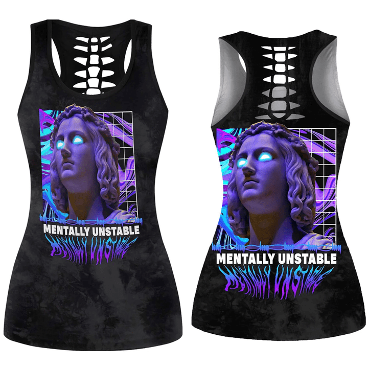 1sttheworld Clothing - Mentally Unstable - Hollow Tank Top A7 | 1sttheworld