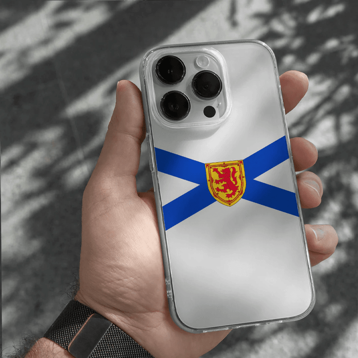 1sttheworld Phone Case - Canada-Flag of Nova Scotia Flag iPhone 14 Case A35