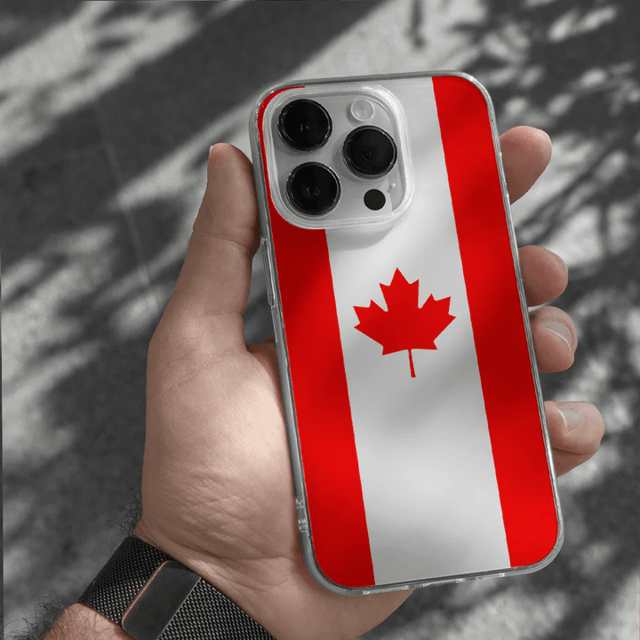 1sttheworld Phone Case - Canada Flag iPhone 14 Case A35