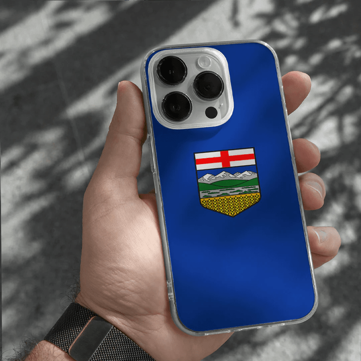 1sttheworld Phone Case - Canada-Flag of Alberta Flag iPhone 14 Case A35
