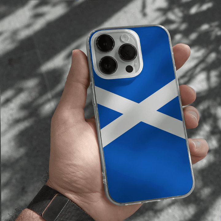 1sttheworld Phone Case - Scotland Flag iPhone 14 Case A35