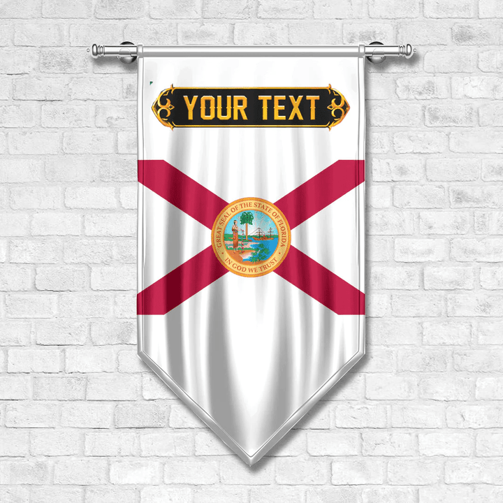 1sttheworld Gonfalon - Flag Of Florida 1900 - 1985 Gonfalon A7 | 1sttheworld