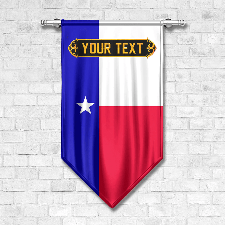 1sttheworld Gonfalon - Flag Of Texas 1839 - 1933 Gonfalon A7 | 1sttheworld