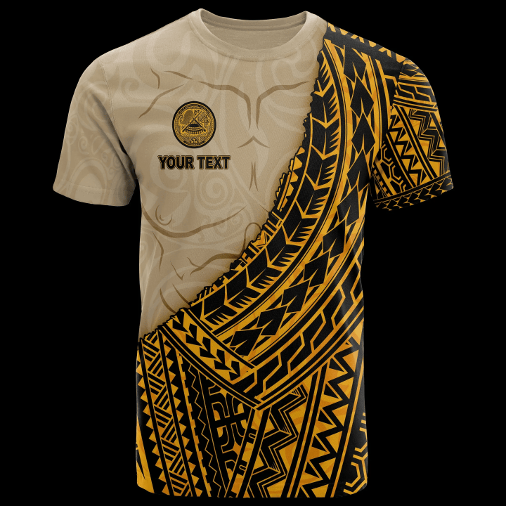 American Samoa Custom Personalised T-Shirt - Polynesian Wild Style - Bn39