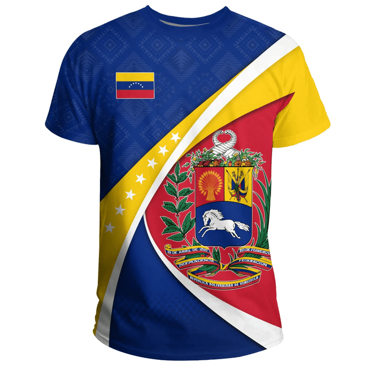 Venezuela T-shirt, Venezuela Coat Of Arms Pattern A10