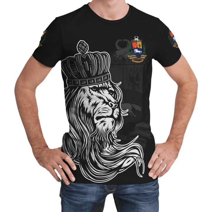 Venezuela T-Shirt - Lion with Crown (Women's/Men's) A7