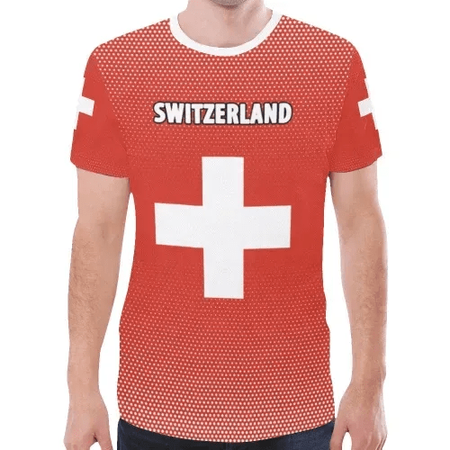 Switzerland T-Shirt - Swiss Flag T-Shirt H7