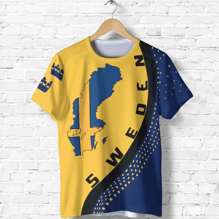 Sweden Map T-Shirt Generation Ii K7