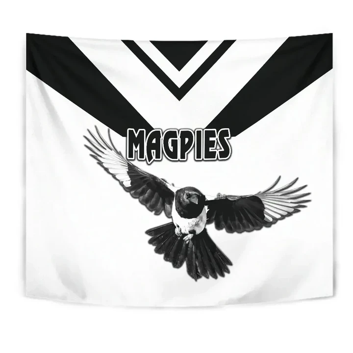 Western Suburbs Magpies Tapestry Original Style - White A7