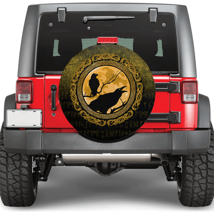 1sttheworld Spare Tire Cover - Vikings Jotunheimr Spare Tire Cover A7