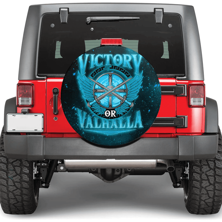 1sttheworld Spare Tire Cover - Vikings Warriror Valhalla Spare Tire Cover A7