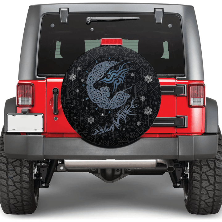 1sttheworld Spare Tire Cover - Vikings Future Shield Maiden Spare Tire Cover A7