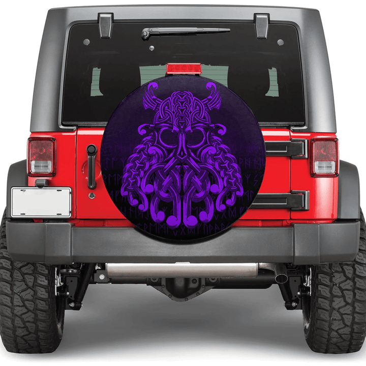 1sttheworld Spare Tire Cover - Vikings Ragnarok Wolves Spare Tire Cover A7