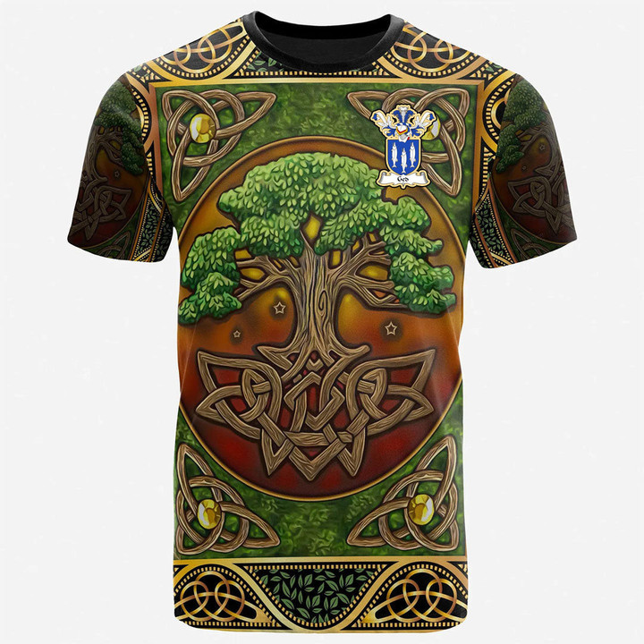1sttheworld Tee - Ged Family Crest T-Shirt - Celtic Tree Of Life A7