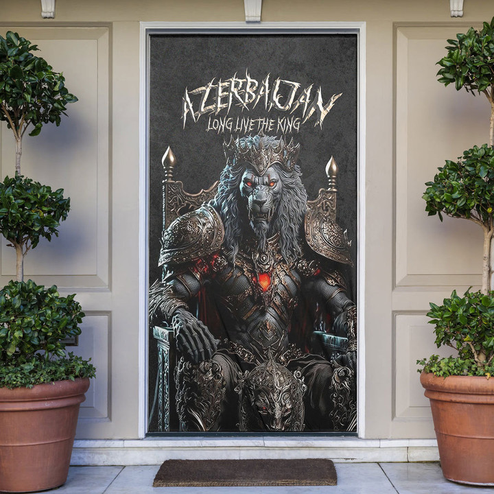 1sttheworld (Custom) Door Sock - Azerbaijan Door Sock - King Lion A7 | 1sttheworld