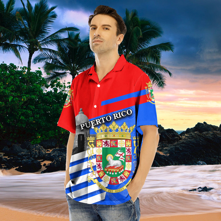 1sT Theworld Hawaii Shirt - Puerto Rico Famous Places A35