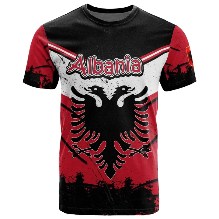 Albania T-Shirt - Vintage Grunge Style - BN12