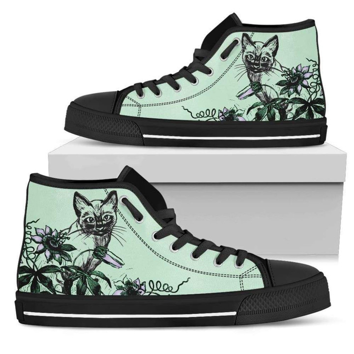 Celticone High Top Shoes - Wicca Cat - BN21