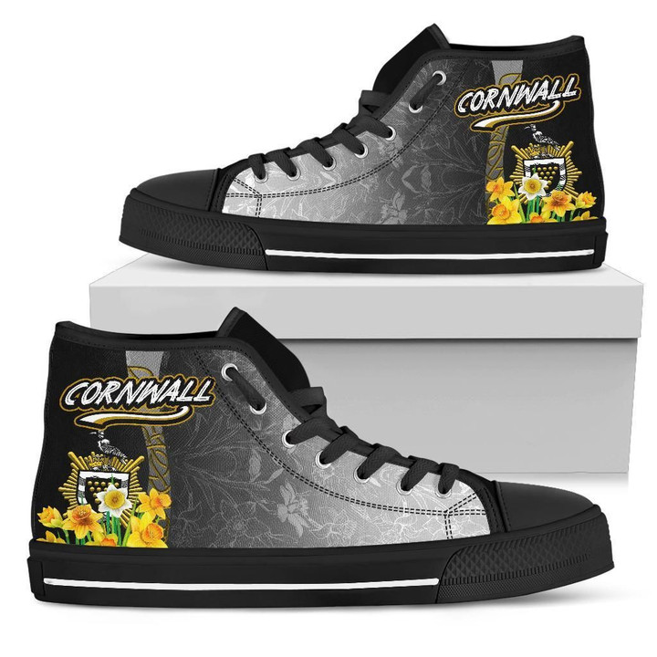 Cornwall Celtic High Top Shoe - Daffodil With Seal - BN12