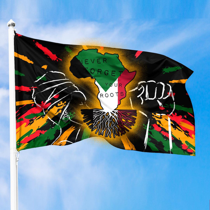 Sudan Premium Flag Black History Month - Never Forget Your Roots A7 | 1sttheworld