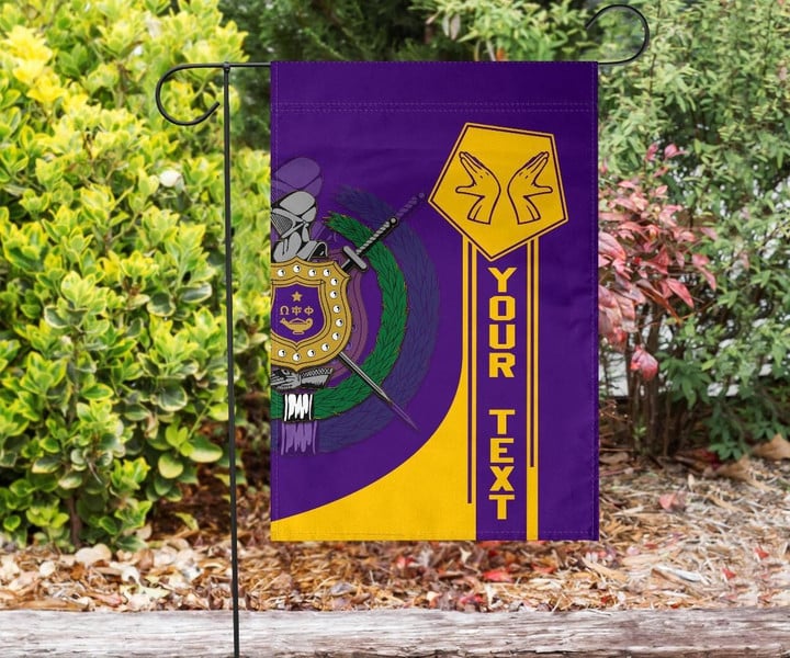 Personalised Omega Psi Phi Flag | Getteestore.com
