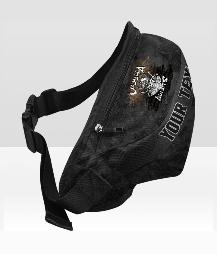 Fanny Pack - Valhalla Awaits Warrior Fanny Pack A7 | 1sttheworld