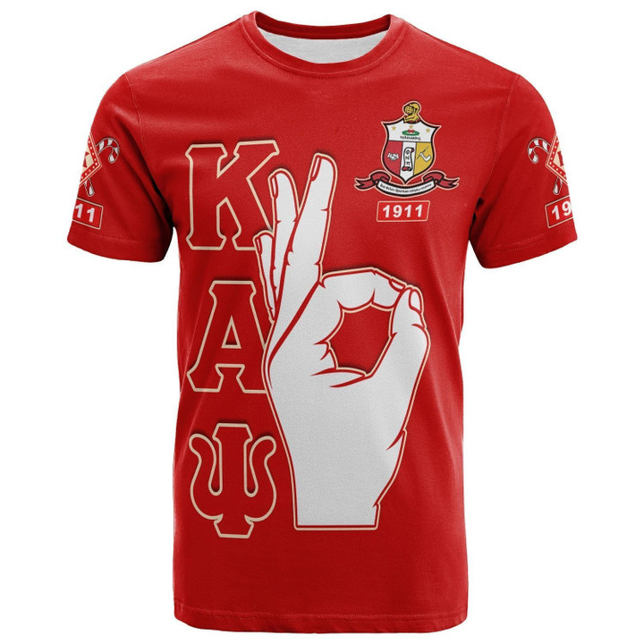 Gettee T-Shirt - Kap Nupe T Shirt Hand Sign A39