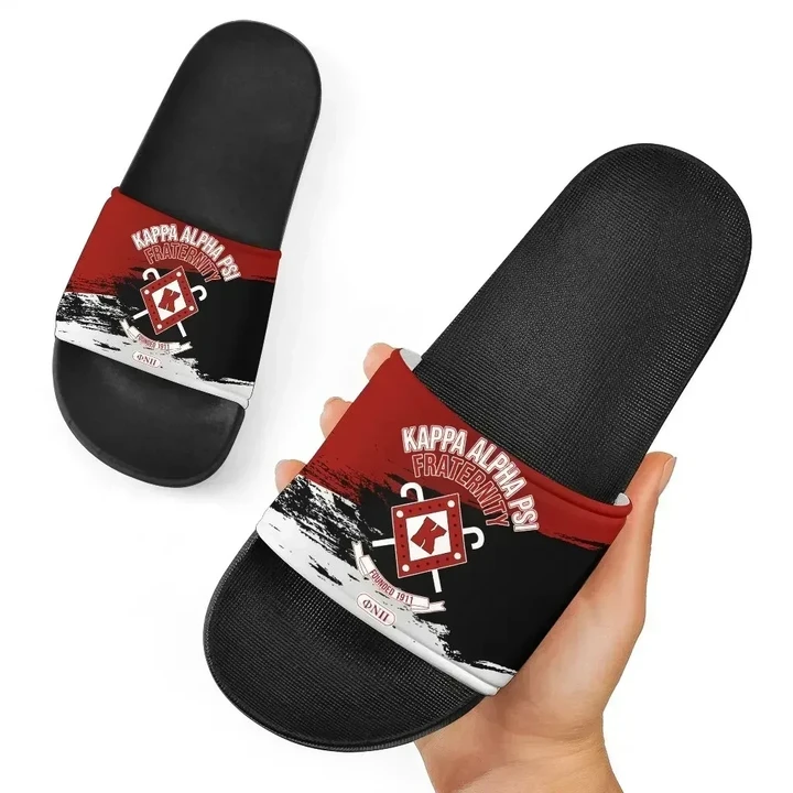 KAP Nupe Slide Sandals Paint Style | Gettee.com