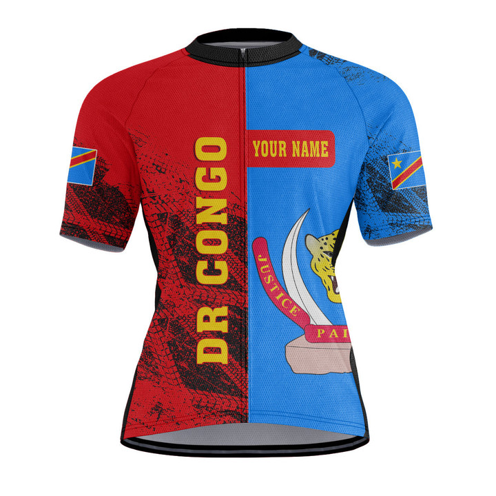 1sttheworld Clothing - (Custom) DR Congo _ Democratic Republic Of The Congo Raglan Men's Cycling Jersey A31