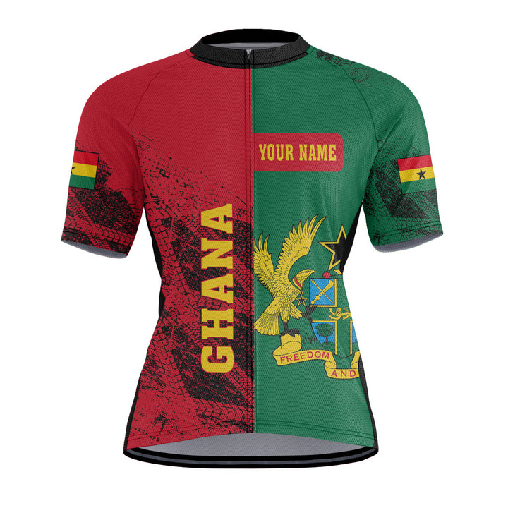 1sttheworld Clothing - (Custom) Ghana Raglan Men's Cycling Jersey A31