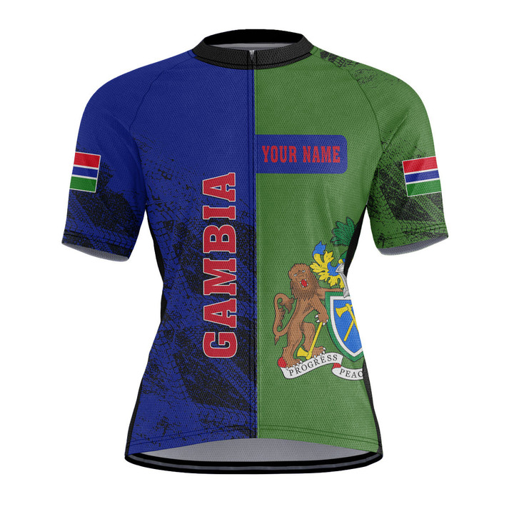 1sttheworld Clothing - (Custom) Gambia Raglan Men's Cycling Jersey A31
