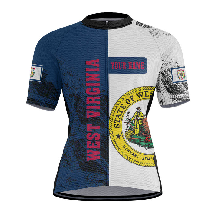 1sttheworld Clothing - (Custom) West Virginia Raglan Men's Cycling Jersey A31