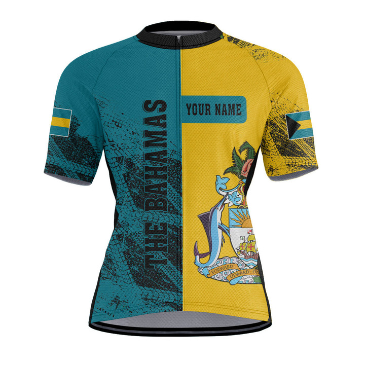 1sttheworld Clothing - (Custom) The Bahamas Raglan Men's Cycling Jersey A31