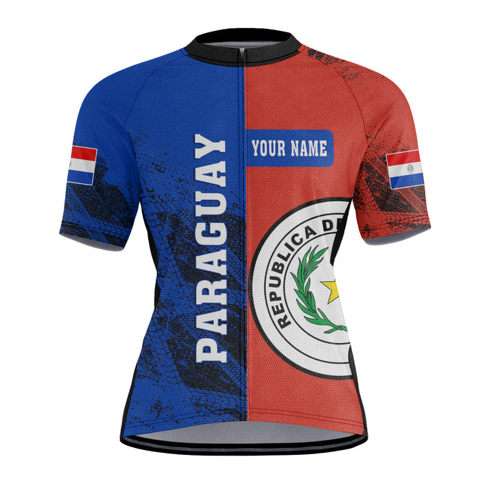 1sttheworld Clothing - (Custom) Paraguay Raglan Men's Cycling Jersey A31