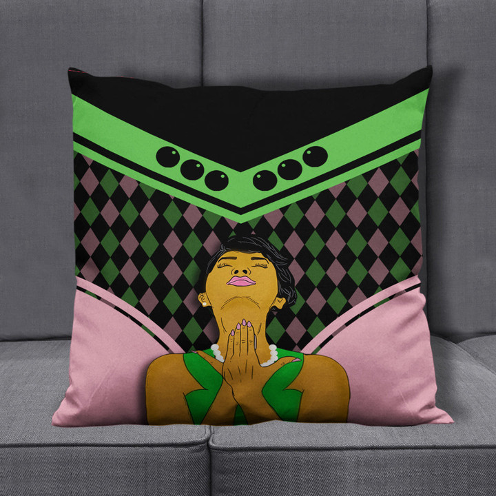 1sttheworld Store Pillow Covers -  AKA Sorority Girl and Pearl Stylized Pillow Covers | 1sttheworld Store
