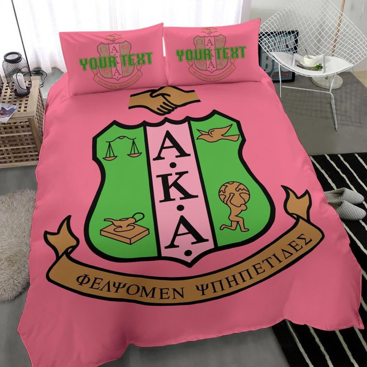1sttheworld Bedding Set - Personalised AKA Sorority Bedding Set Classic J1 | 1sttheworld.com
